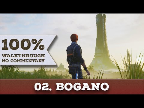 Star Wars Jedi: Fallen Order 100% Walkthrough (Jedi Grandmaster, No Damage) 02 BOGANO