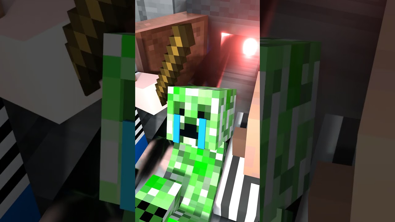 Creeper-Girl is Kidnapped By Terrorists | Minecraft Animation #shorts