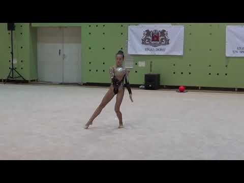 Patrīcija Pavļenko ball Rīgas Čempionāts mākslas vingrošanā 12 10 2019