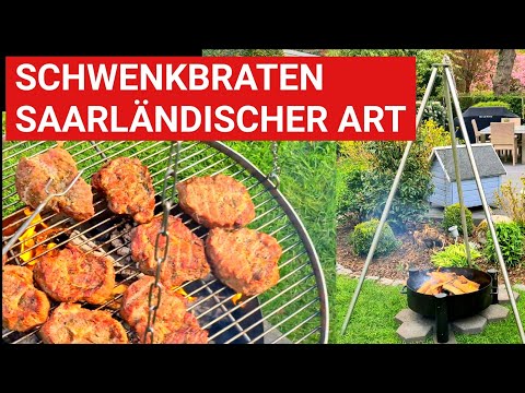 🔥 GRILLBLITZ: Original Schwenkbraten saarländischer Art, Idar-Obersteiner Schwenker, Schwenksteak