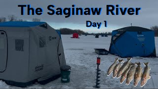 Walleye fishing on the Saginaw River