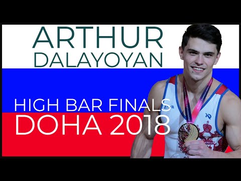 Artur Dalaloyan (RUS) High Bar Finals l Doha 2018