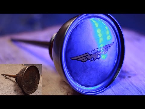 AMAZING DETAIL Vintage Eagle Oil Can - Beyond a Perfect Restoration