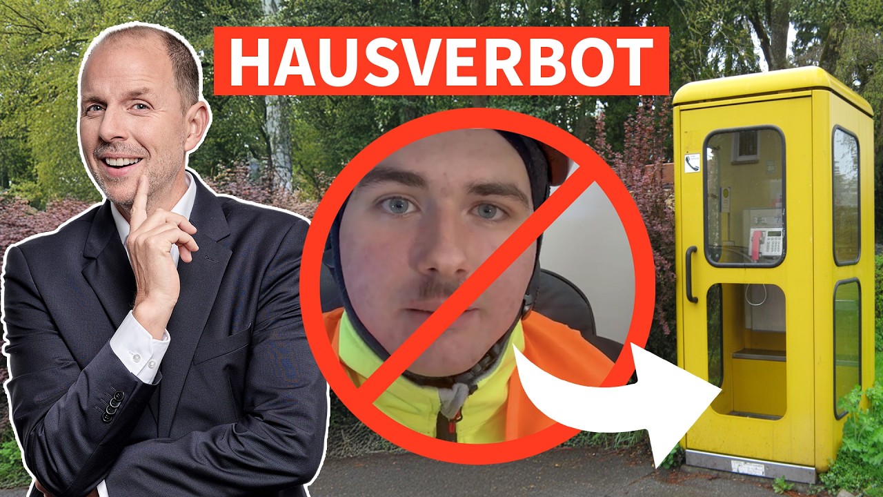 Anzeigenhauptmeister kassiert Hausverbot in Telefonzelle | Anwalt Christian Solmecke