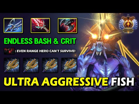 ULTRA AGGRESSIVE OFFLANE Slardar Harpoon + Bloodthorn Build Even Range Hero Can't Survive DotA 2