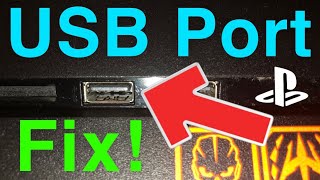 PS4 How to Fix your USB Port (Without opening) EASY NEW!