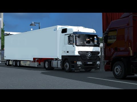 Euro truck simulator 2 1.30.ProMods 2.26.Panevezys-Riga.Mercedes Benz Actros
