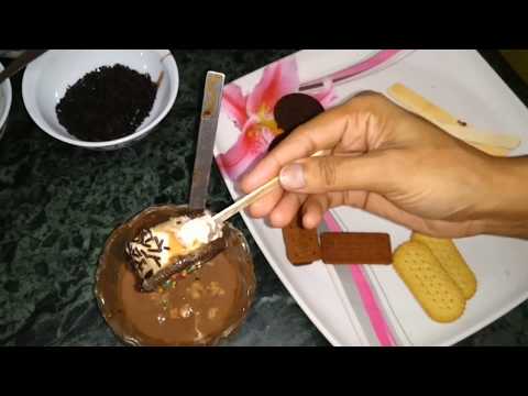Ice cream sandwich lollipop