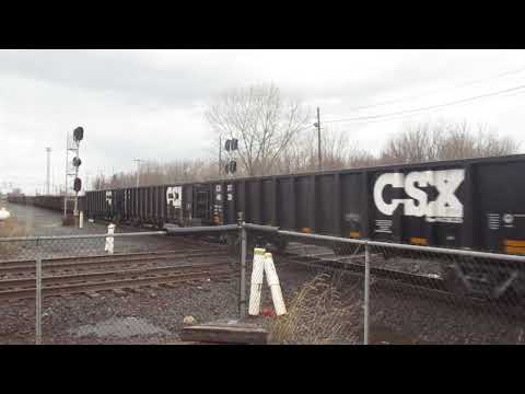 (3-5-2025) Union Pacific eastbound steel pipe gondola train in Marion Ohio.