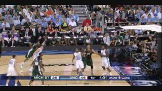 2009 NCAA Men's Basketball National Championship game, UNC vs Michigan St.