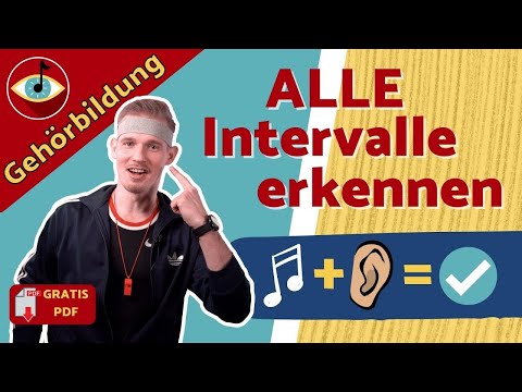 INTERVALLE hören & erkennen - Prime bis Oktave | GEHÖRBILDUNG #4