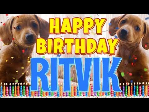 Happy Birthday Ritvik! ( Funny Talking Dogs ) What Is Free On My Birthday