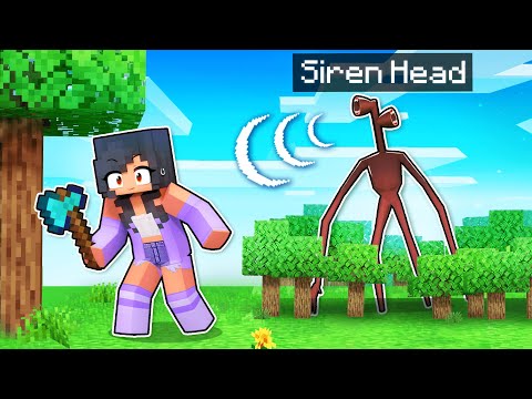 3 NIGHTS With SIREN HEAD In Minecraft!