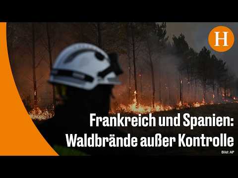 Video Thumbnail: Hunderttausende aus Waldbrandgebieten in Frankreich und Spanien evakuiert