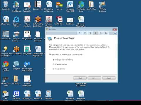 How to Use Record It! in UPK