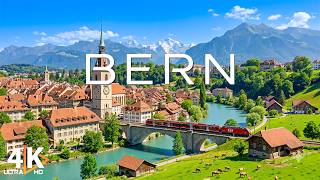 Bern 4K Scenic Tour 🇨🇭 Old Town, Federal Palace & Aare River Relaxation