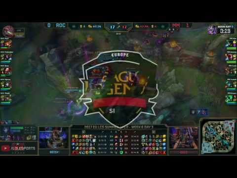 [EU LCS][SUMMER][2017] ROC vs MM Highlights Game 2