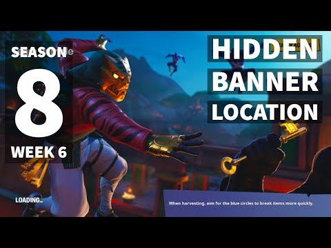 Fortnite ¦ Secret Season 8 Week 6 Hidden Banner Location