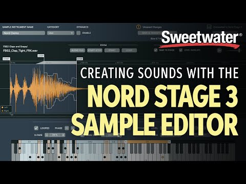 Nord Stage 3 Sample Editor Demo