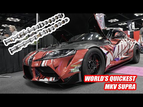 World's Quickest MkV Supra! Kelford Cams new S58 and B58 Camshaft Range - PRI Show 2023