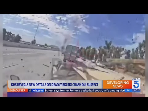 Big rig driver in deadly Ontario crash in the U.S. illegally, DHS says