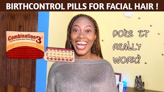 Birth control for getting rid of facial hair | My honest experience taking birth control.
