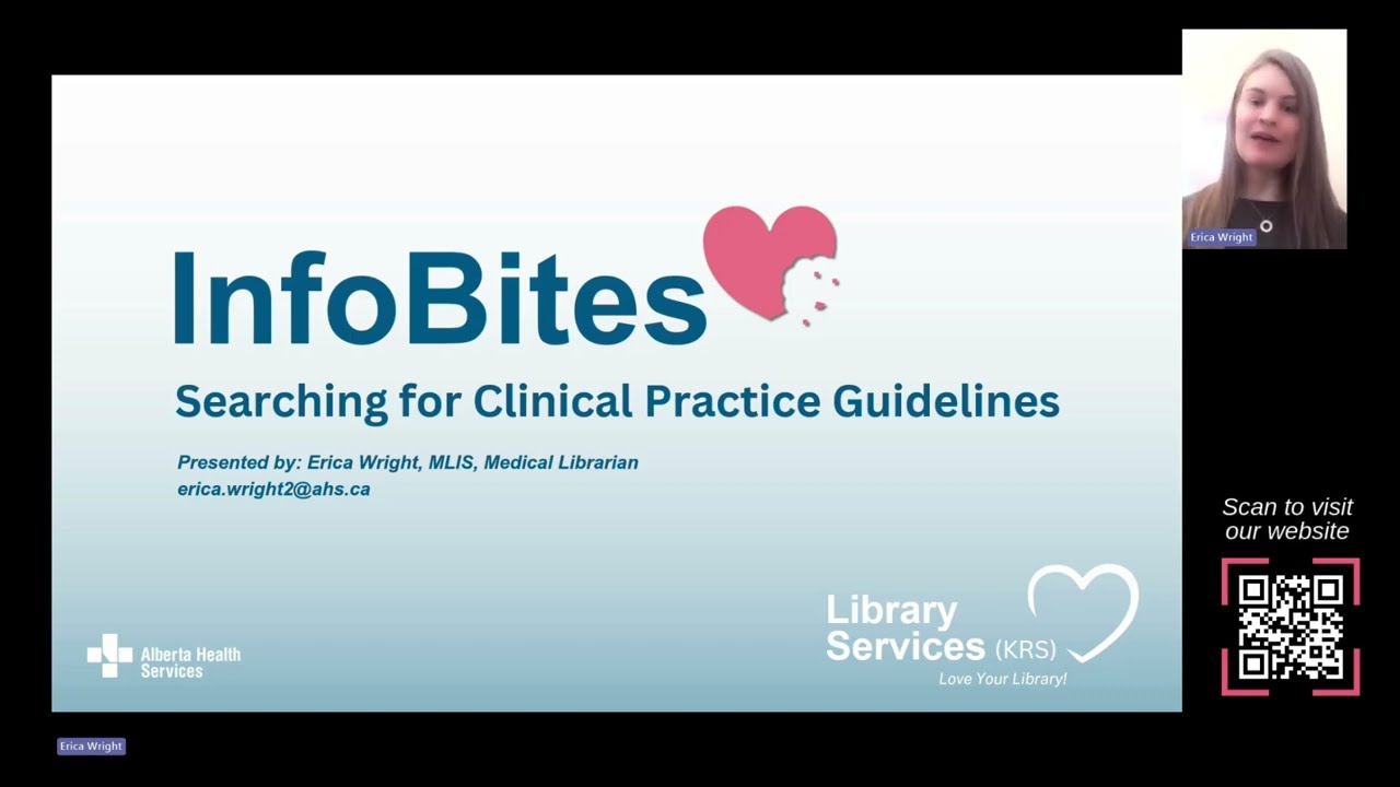 InfoBites: Searching for Clinical Practice Guidelines