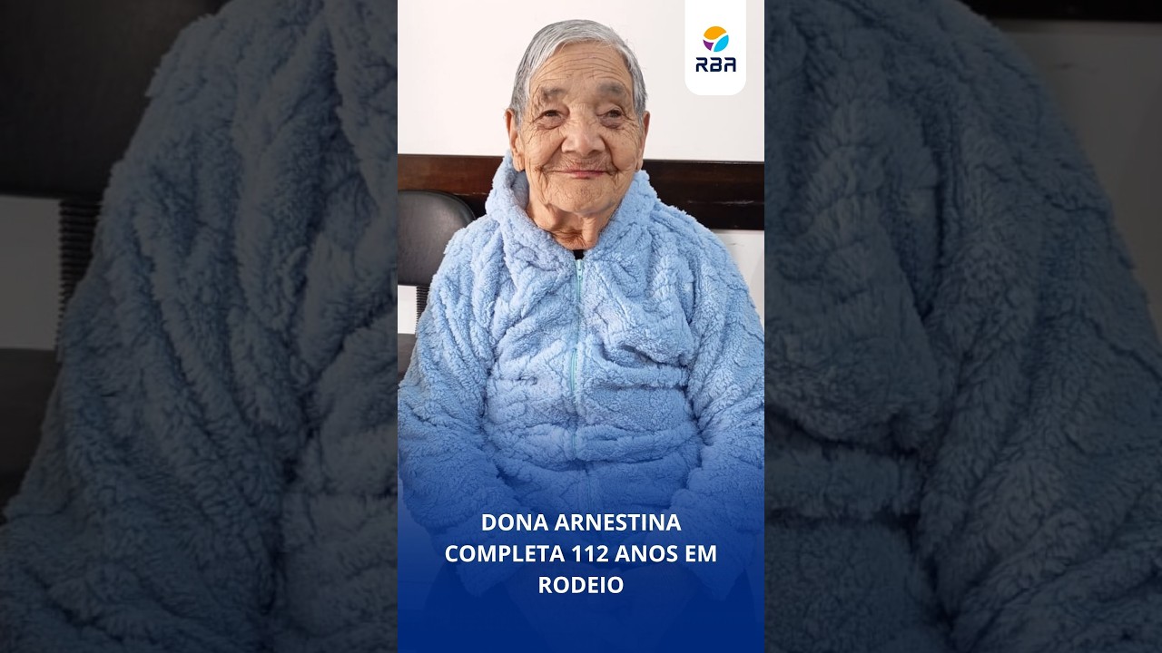 Dona Arnestina completa 112 anos em Rodeio