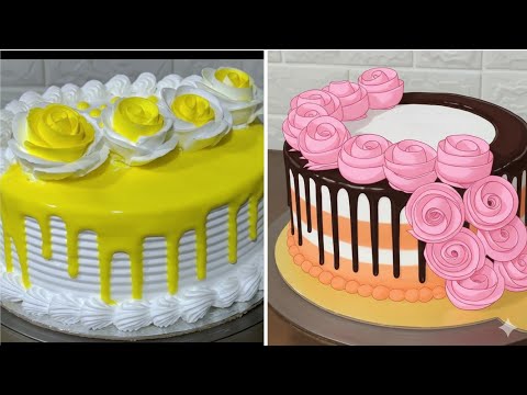 Pineapple flavour cake decoration | beautiful cake decorating ideas | unique Pineapple cake 