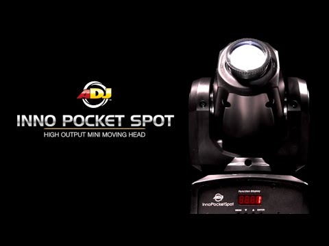 American DJ INN480 Inno Pocket Spot Compact Moving Head LED Light 2010s - Black image 8