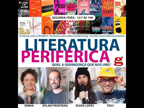 Literatura periférica qual o Geringonça que nos une   12 07 2021