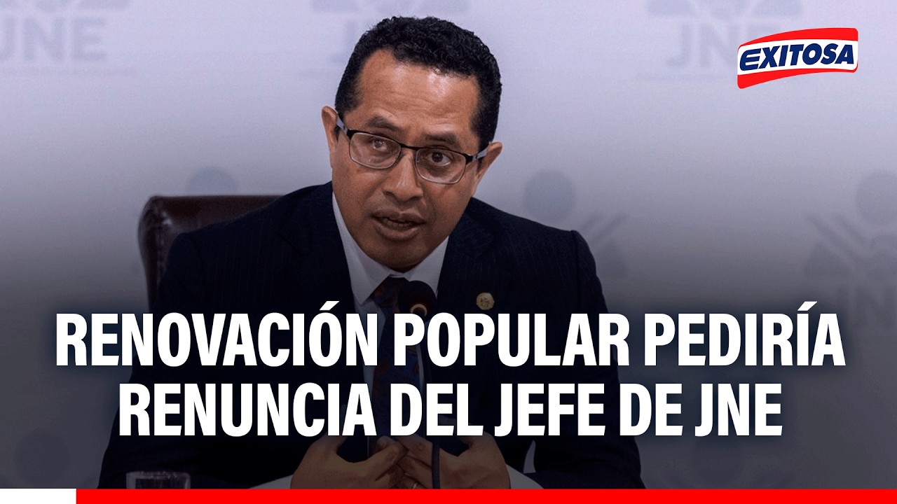 🔴🔵 Renovación Popular pedirá la renuncia del jefe del JNE si no aprueba elecciones complementarias