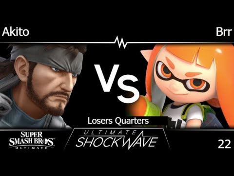 USW 22 - UTDe | Akito (Snake) vs TLOC | Brr (Inkling) Losers Quarters - SSBU