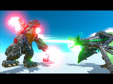 STAR GODZILLA vs WORKSHOP CREATIONS  - Animal Revolt Battle Simulator ARBS