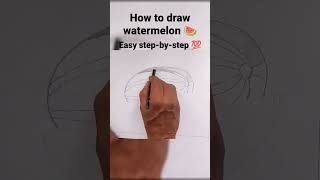 #how_to_draw #watermelon #timelapse watch real time video on our YouTube channel