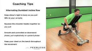 244. Alternating Dumbbell Incline Row