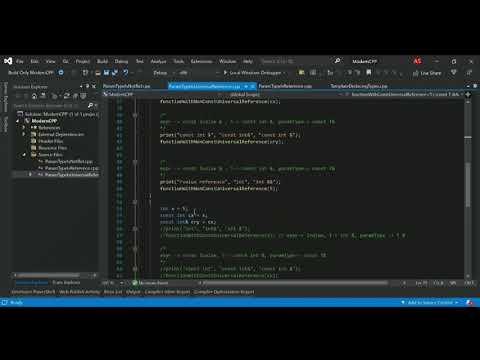 Template Type Deduction Param Type Universal/Forwarding Reference