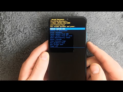 TCL 20se Hard reset/Pattern unlock