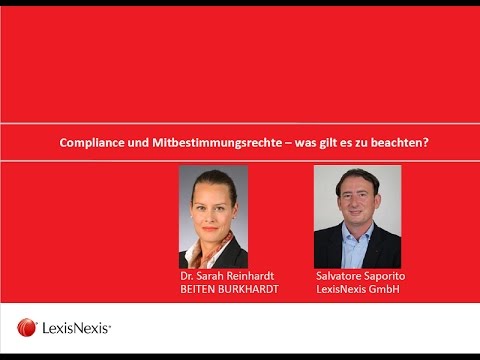 Webinar: Compliance und Mitbestimmungsrechte