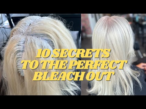 10 Secrets Nobody Told You About Bleach Roots - Full Tutorial Platinum White Blonde Transformation