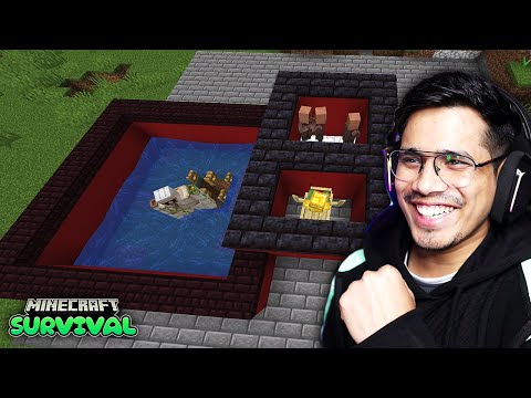 Anshu Bisht - My New Iron Farm In Fleet Kingdom 😍 | Minecraft 1.18.1