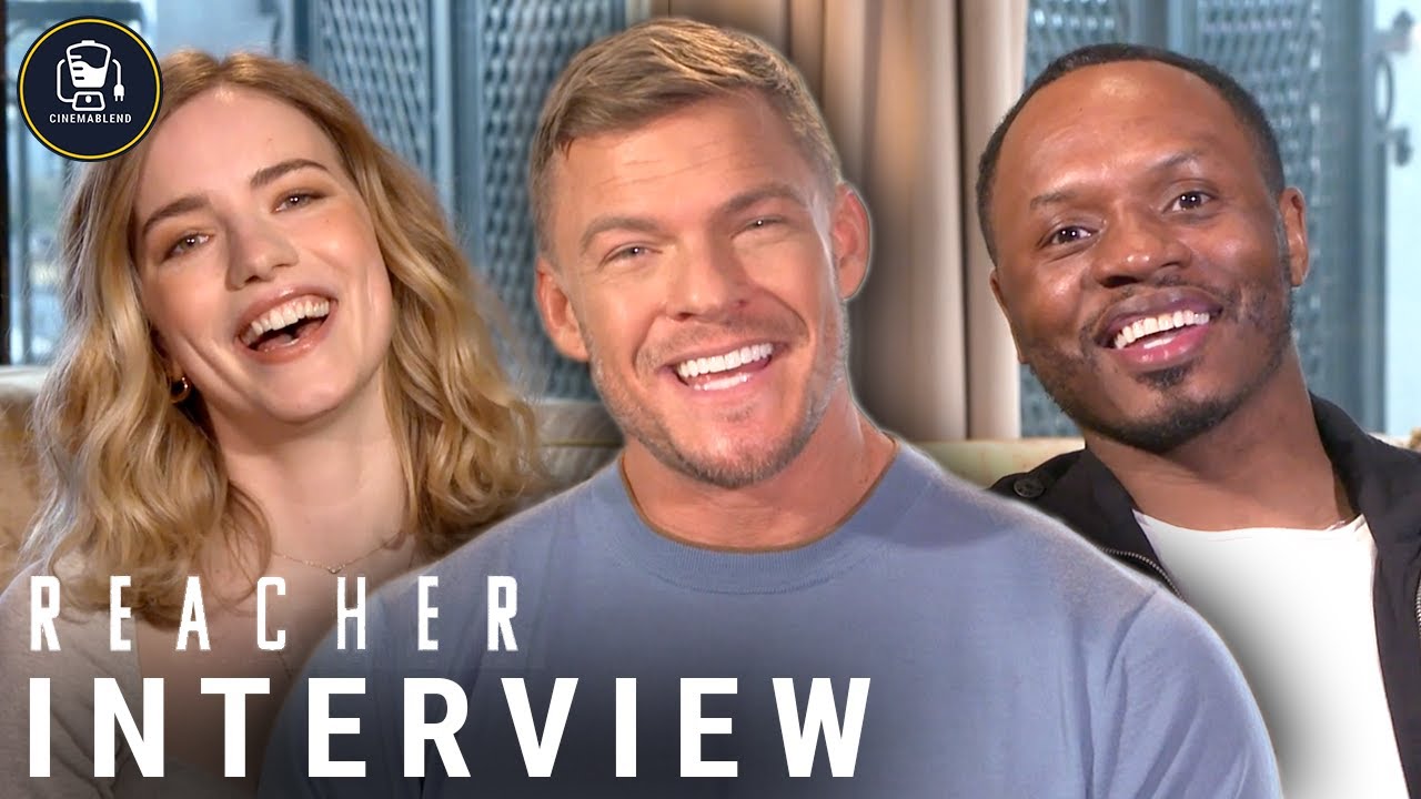 'Reacher' Interviews | Alan Ritchson, Malcolm Goodwin, Willa Fitzgerald and Lee Child