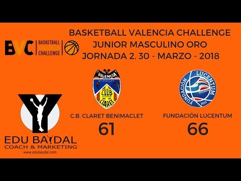 PICKEN CLARET BENIMACLET - FUNDACION LUCENTUM BALONCESTO ALICANTE. BASKETBALL VALENCIA CHALLENGE