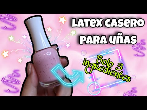 Latex casero con solo 3 ingredientes para DECORACIÓN DE UÑAS ♥ NailArt By Andy