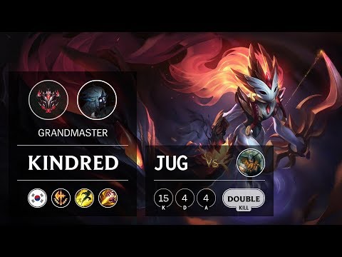 Kindred Jungle vs Olaf - KR Grandmaster Patch 9.13