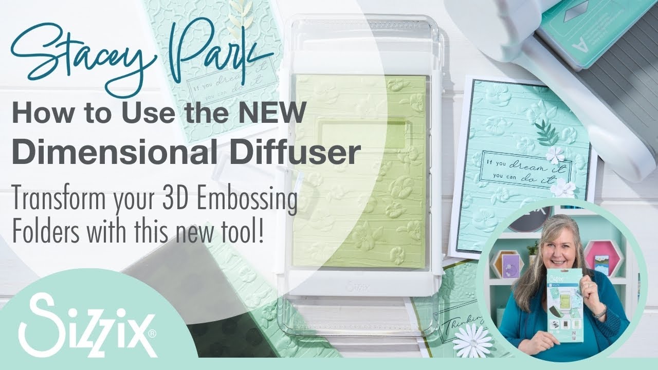How to use the NEW Dimensional Diffuser Tool with your 3D Embossing Folders