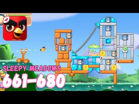 Angry Birds Journey: Levels 661-680 (Sleepy Meadows) Gameplay - Part 34