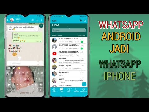 Cara merubah tampilan Whatsap android menjadi whatsap iphone