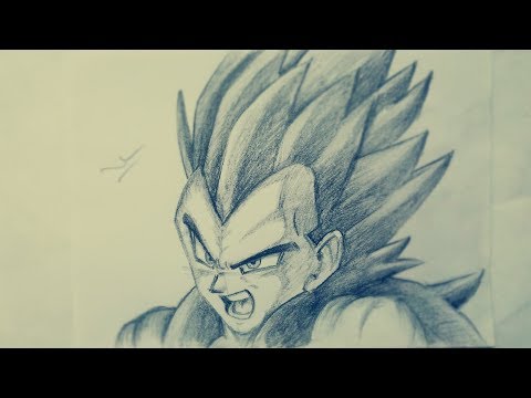 Học vẽ Vegeta ssj4 (7 viên ngọc rồng) ||| HOW TO DRAW VEGETA (DRAGON BALL)!!!