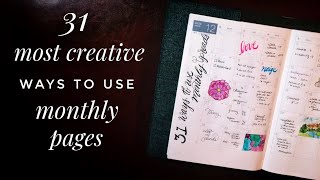 31 Creative Ways To Use Monthly Planner Pages
